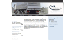 Desktop Screenshot of mbk-fahrzeugbau.ch
